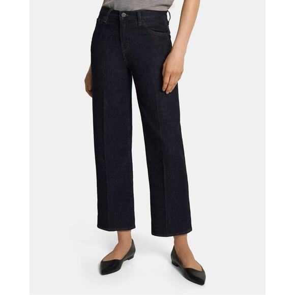 NWT Theory Wide Crop Jean in Indigo sz 30 - Picture 8 of 8